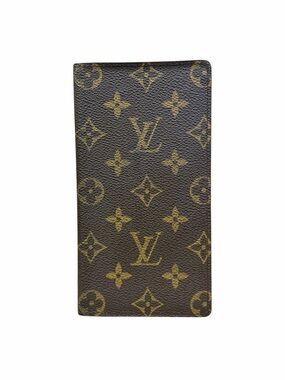 Louis Vuitton Monogram Long Wallet Bifold Brown